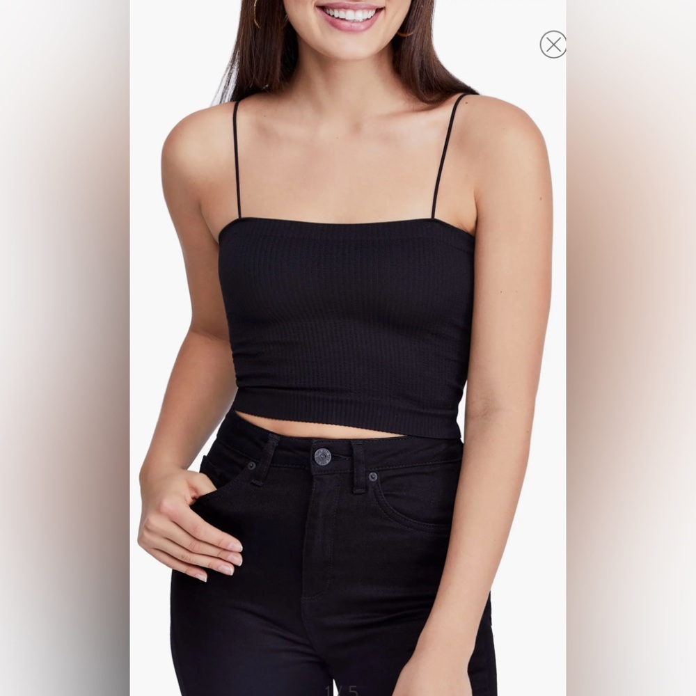 BDG Urban Outfitters Black Bungee Strap Tube Top Size Small  (4-6) NWT